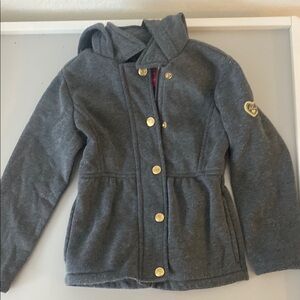 Pink Platinum Gray and Gold Puffer Jacket